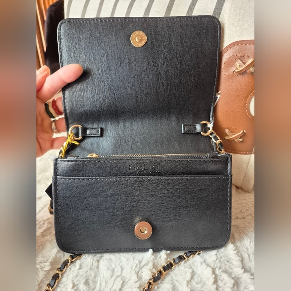 NWT Bebe Animal Print And Sparkle Crossbody Bag, Tetail $79 - Picture 3 of 11